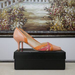 IVANKA TRUMP Peach Pump Heels Size 9 1/2